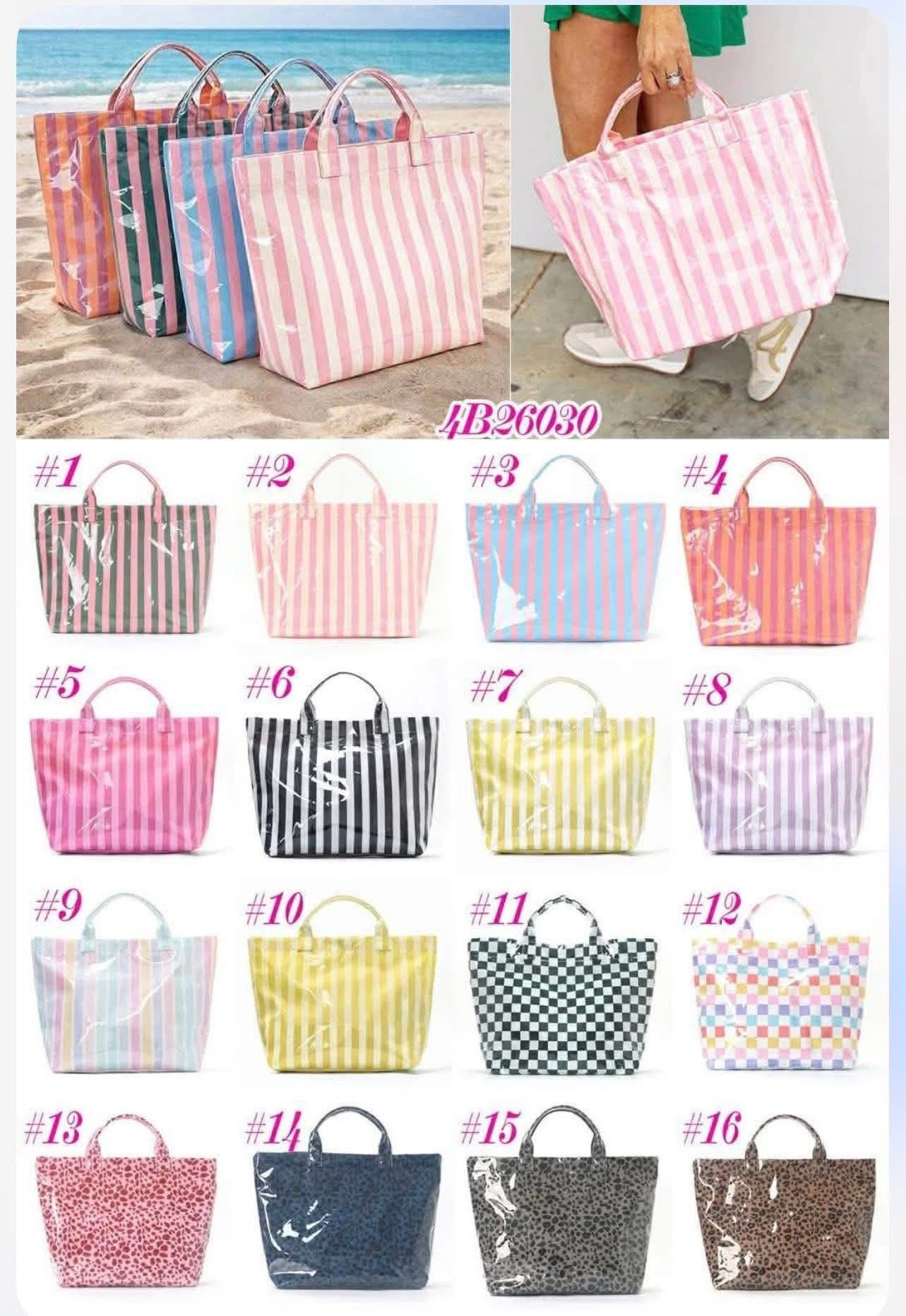 Monogrammed Beach Bag