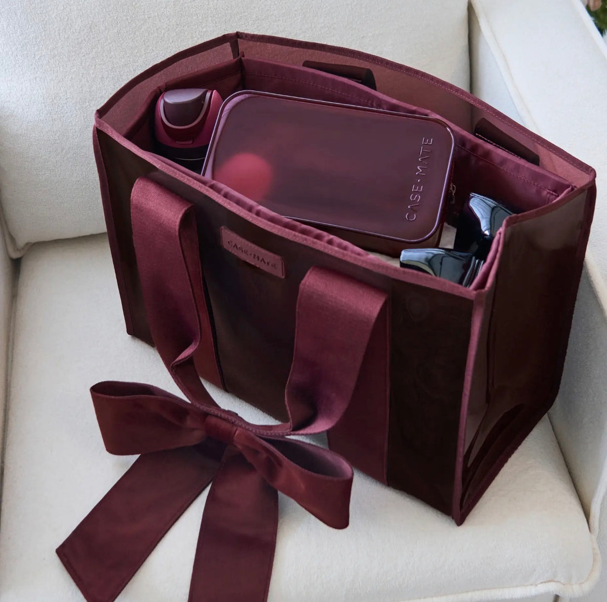Case-Mate Limited Edition Holiday Red Velvet Tote Bag (Pre-Order!! Product ships to me mid October!)
