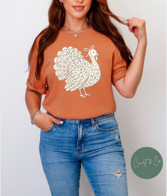 Cheetah Print Turkey Tee