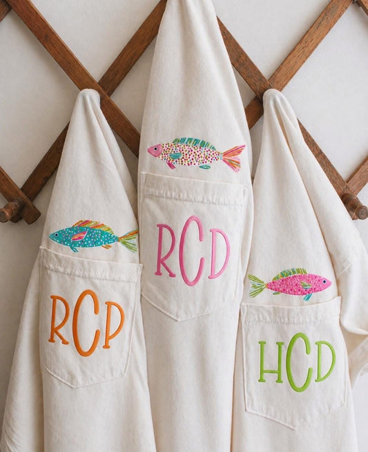 Pocket Fish Monogram Tee