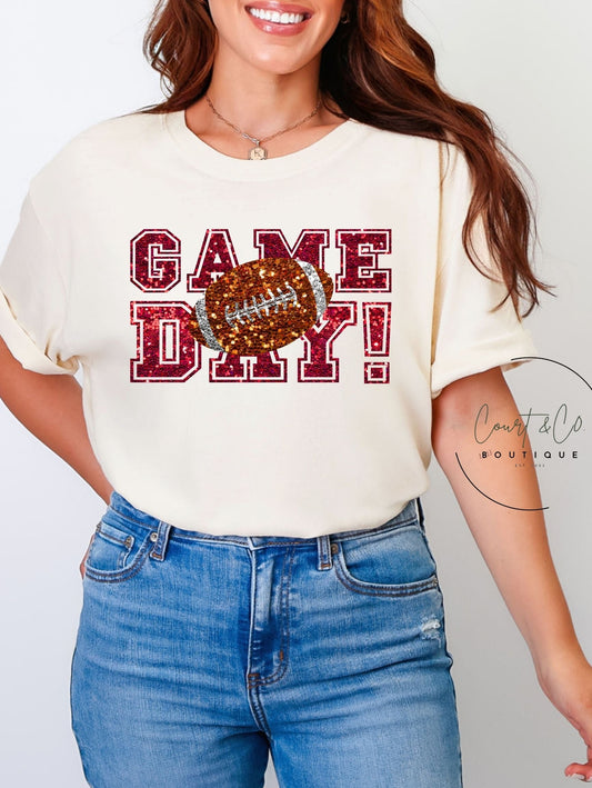 Game Day Glitter T-Shirt