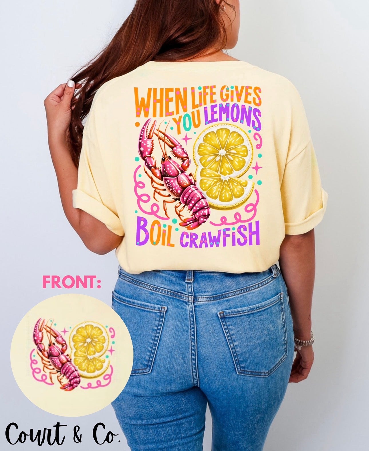Crawfish Boil Lemon T-Shirt