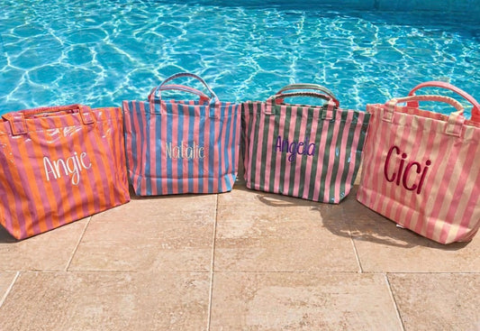 Monogrammed Beach Bag