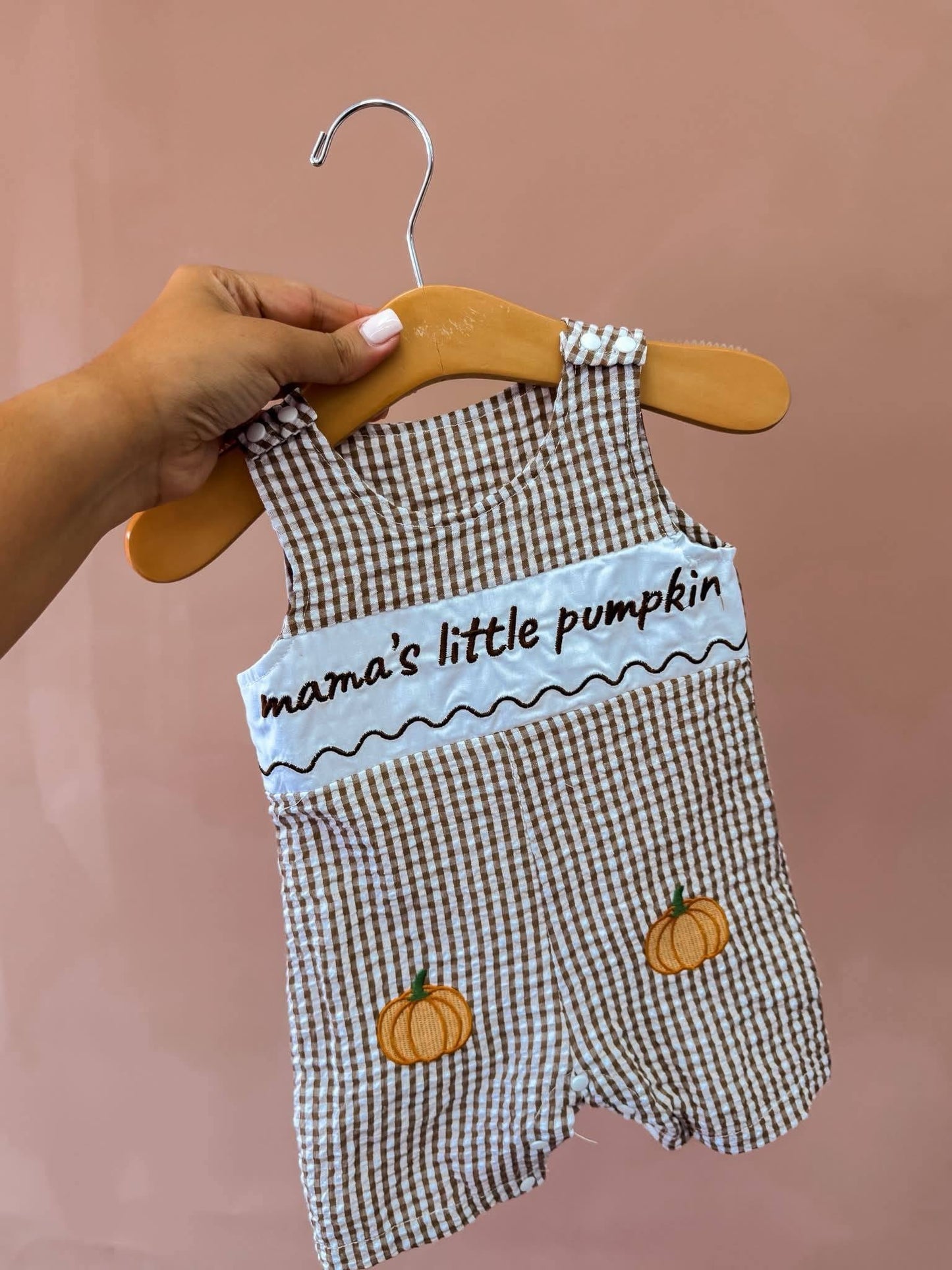 Mama's Little Pumpkin Overalls